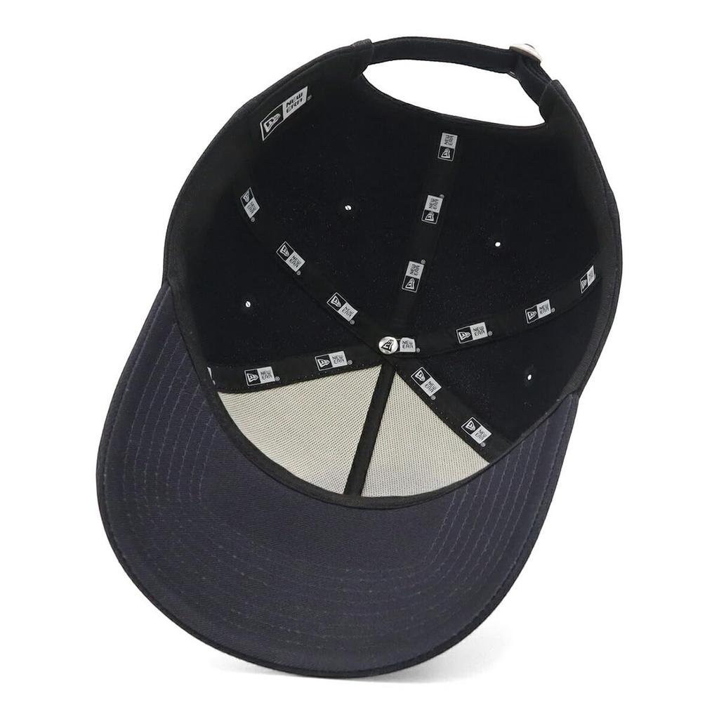 New Era 9FORTY A-Frame Classic NE Logo Cap ONSPOTZ Cloth Strap Chrome/Navy Free Size Hat