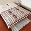 Bohemian Cotton Jacquard Throw Blanket and Bed Runner for Home or Hotel.