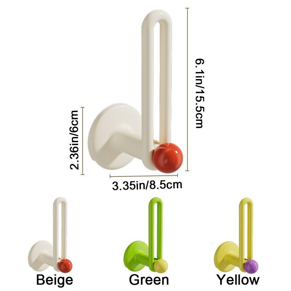 2Pcs Wall Mounted L-Shape Hairband Storage Hook Punch Free Scrunchies Storage Rack  for Home