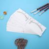 50Pcs Disposable Eyebrow Tattoo Ruler Sticker Microblading Measure Tool