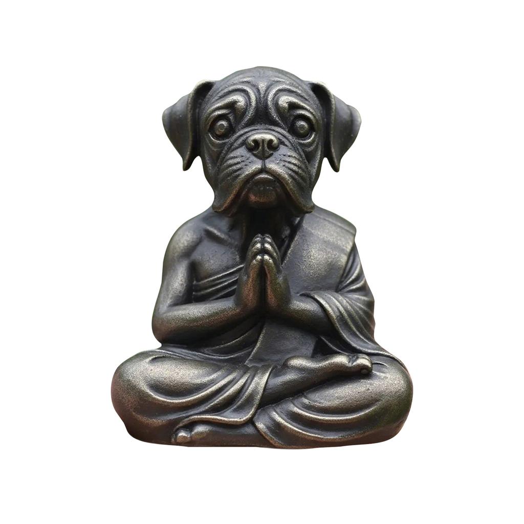 Meditation Cute Dog Decoration Desktop Ornaments