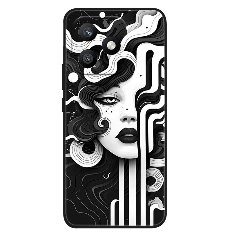 For Honor X8D Case Fashion Animal Painted Silicone Phone Back Cover For Honor X8d 4G 2026 Cases Soft TPU Shockproof Bumper Funda