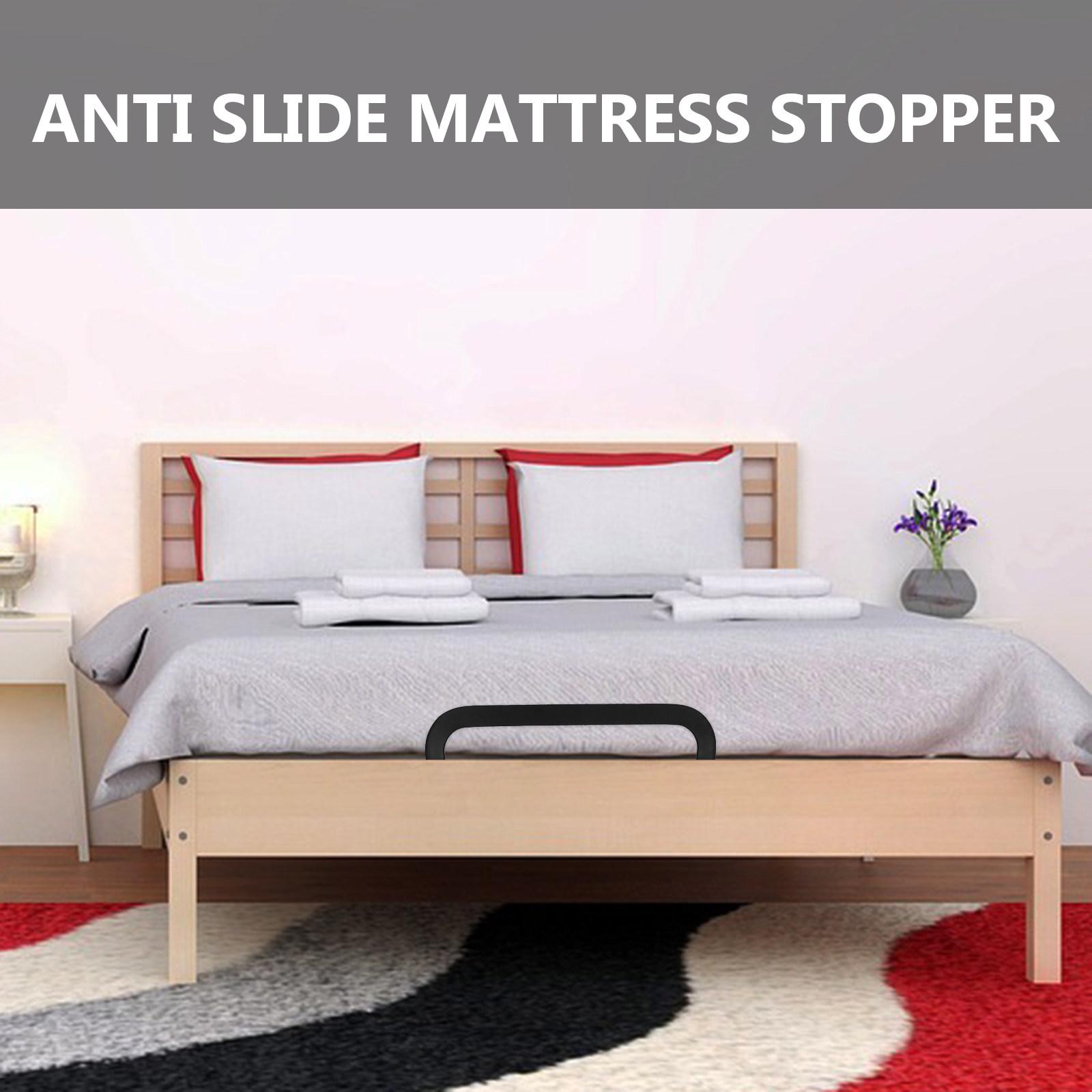 Non-Slip Mattress Retainer Bar Metal Slide Stopper Strong Hardness Anti Slide Mattress Stabilizer for Wooden Bed Frame other