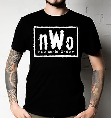 NWo New World Order Hulk Hogan Wrestling Czarny Klasyczny T-shirt Unisex Wszystkie Rozmiary T-shirt Unisex