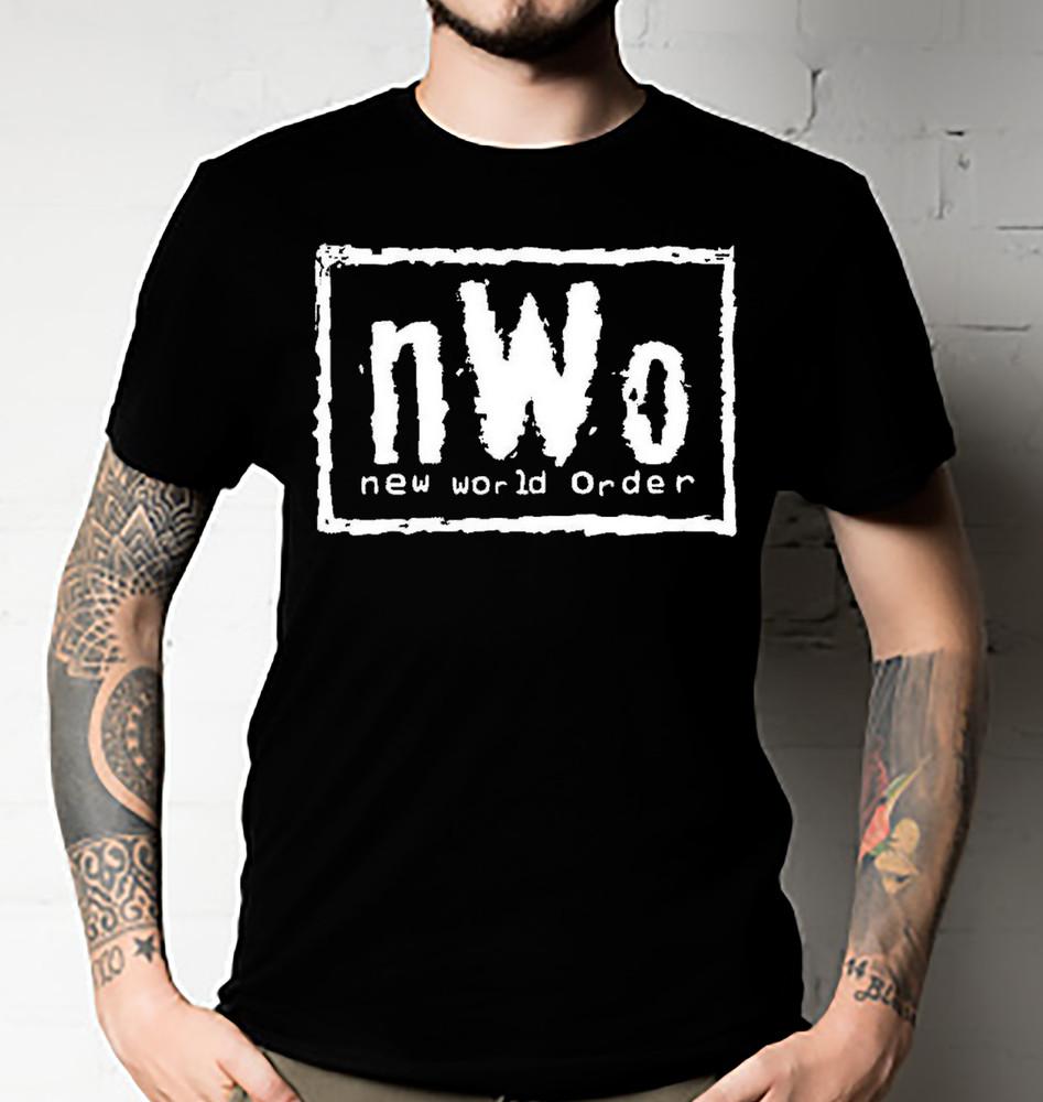 

nWo New World Order Hulk Hogan Wrestling Black Classic T-Shirt Unisex All Size Unisex T-Shirt XXXL