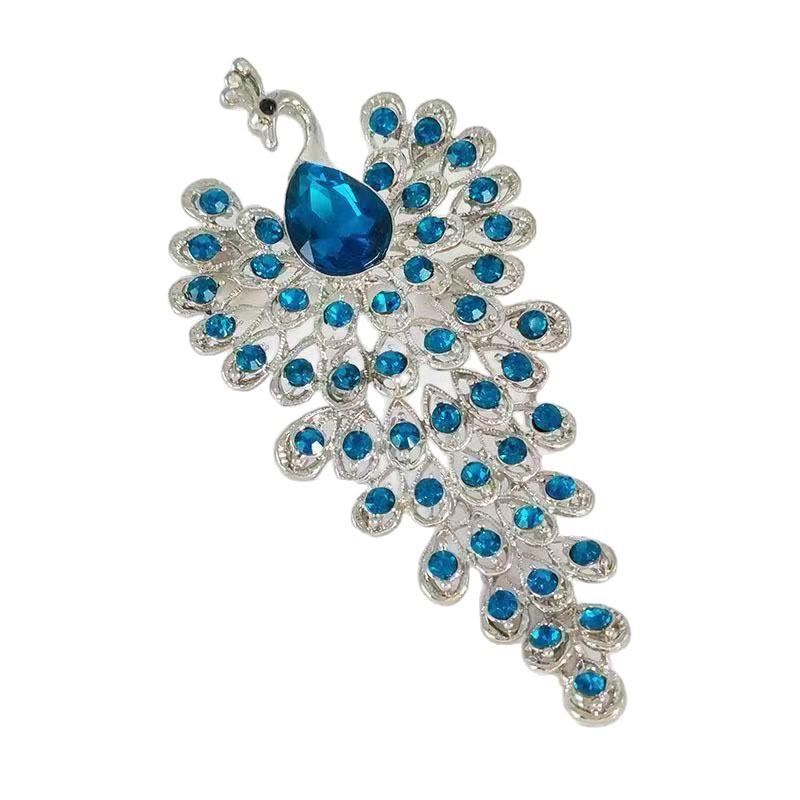 Creative Colorful  Peacock Brooches For Women Retro Elegant Bird Animal Clothing Brooch Pins Party Jewelry Gifts
