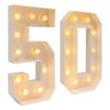 Number Light 3D Number Lamp Numbers Illuminated Numbers Decoration Numbers Night Light Lamp 30 for Wedding, Birthday