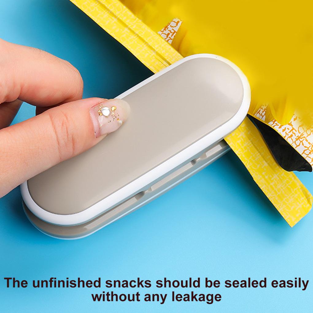 Food Heat Sealing Machine Plastic Portable Packing Snack Bag Sealer Tool
