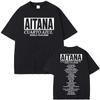 Aitana Cuarto Azul 2026 World Tour Printed TShirt Unisex Harajuku Gothic Streetwear Fashion Casual Comfortable Daily Cotton