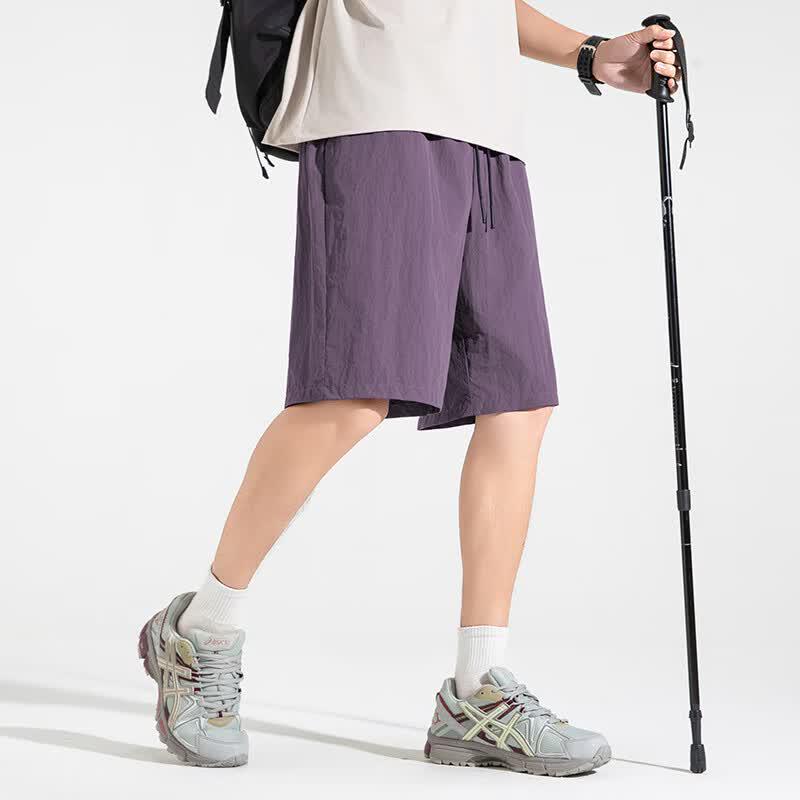 MINISO Men's Summer Ice Silk Cargo Shorts