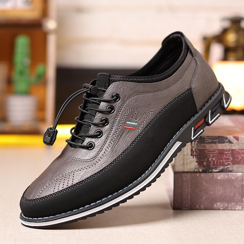 

Spring and Autumn New Sports Shoes, Fashionable and Comfortable Lazy Casual Leather Shoes for Men Comfortable Soft Sole Non slip Design Fashion Style 39