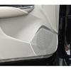 Silver Steel Inner Door Speaker Frame Cover Trim Fit For Cadillac XT4 2018-