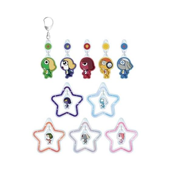 Sgt. Frog Anime Trading Chibitoko Yura Yura Acrylic Keychain ver.B (10 Pieces Per Box)