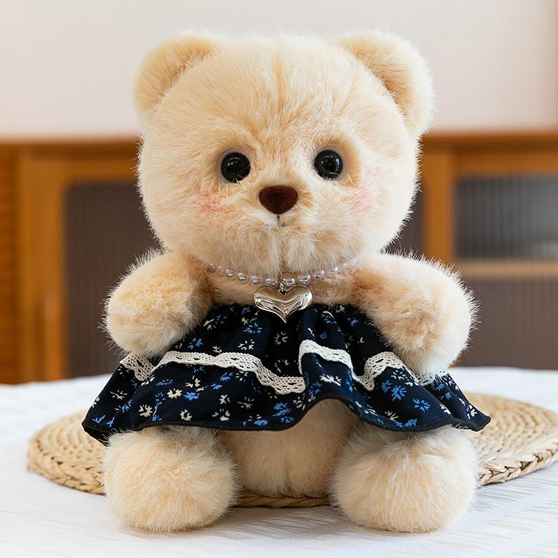 Sweater Bear Doll Catching Machine Doll Eight-Inch Doll Teddy Bear Plush Toy Birthday Gift Girl Hugs Bear