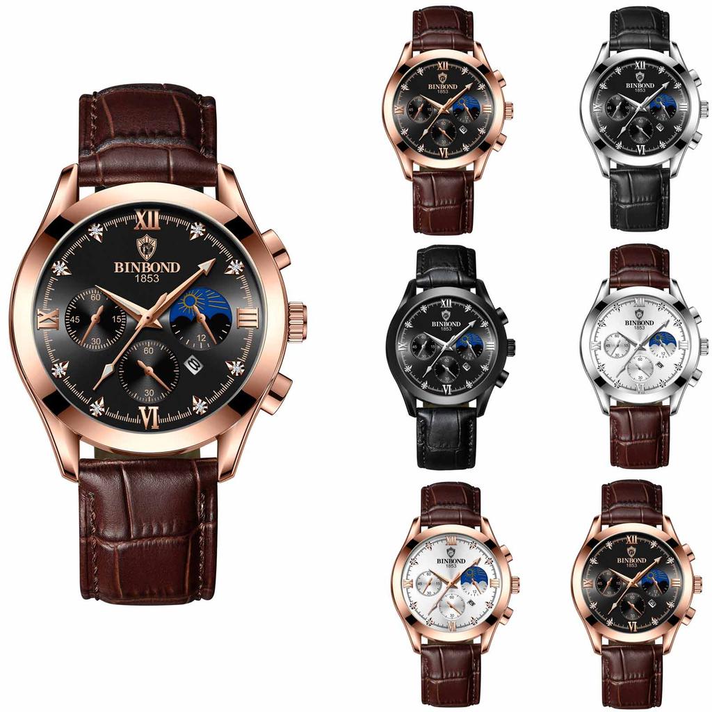 Men's Waterproof Luminous Running Alarm Clock Watch