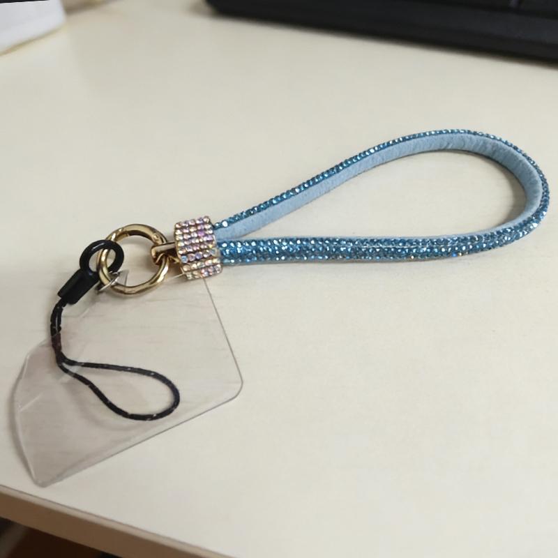

Cell Phone Wrist Lanyard Rhinestone Key Chain Bracelet Reinforced Mobile Phone Charm Strap for iPhone Pro Samsung Xiaomi