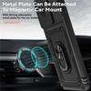 Luxury Slide Lens Shockproof Armor Phone Case For iPhone 15 14 13 12 11 Pro Max X XR XS Max 7 8 15 Plus Ring Stand Hard PC Back Cover Shell