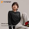 MoodyTiger Kids' Long Sleeve Round Neck Sports T-Shirt