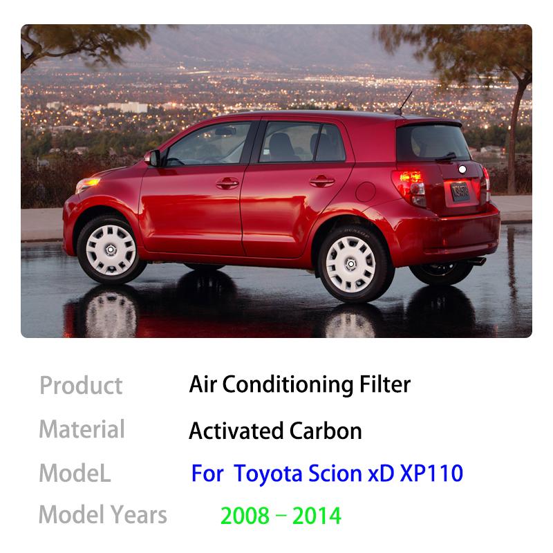 Klimaanlage Filter Für Toyota Scion xD XP110 Ist Urban Cruiser 2008 2009 2010 2011 2012 2013 2014 Aktivkohle Gadgets