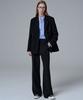 MALOUPE 2164 Stretch Flare Pants (Black)
