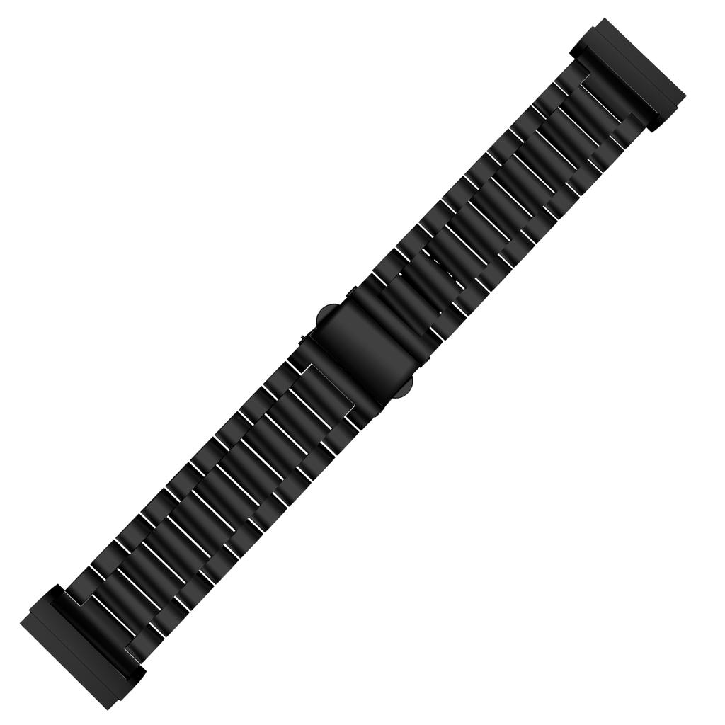 For Fitbit Versa 3/Fitbit Sense 22.5mm Stainless Steel Watch Band Replacement Wrist Strap