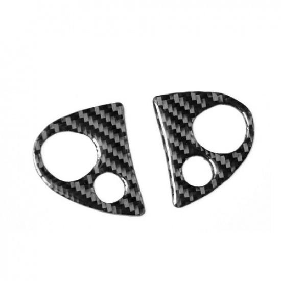 Carbon Fiber Steering Wheel Button Cover Trim For Infiniti FX 09-13/QX70 14-17 B