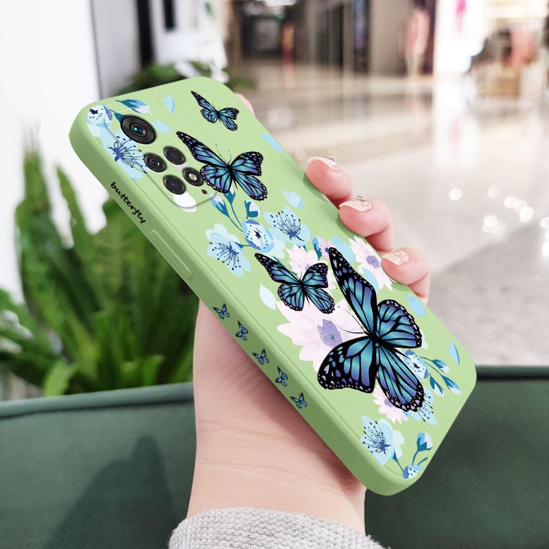 

Aurora Butterfly Phone Case For Xiaomi Redmi Note 14 13 12 12S 11 11S 11E 10 10T 10S 9T 9 Pro Plus 10C 10A 10 9 9A 9C 9T 4G 5G Redmi Note 12 PRO 5G