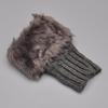 Korean Style Women's Warm Fingerless Knit Gloves for Autumn/Winter