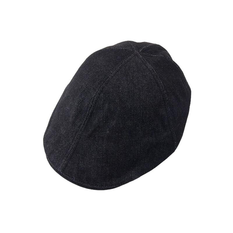 

Oversized raw denim hunting cap for middle-aged men XL
