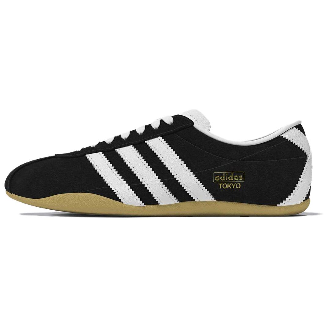 

Adidas Женские кроссовки Tokyo Black White Gum JI0183 39⅓ черный белый