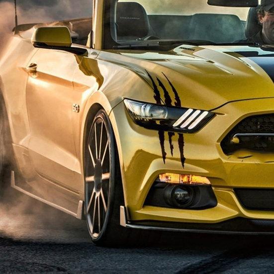 Krallenkratzer Auto Karosserie Scheinwerfer Reflektierende Aufkleber Aufkleber Dekor