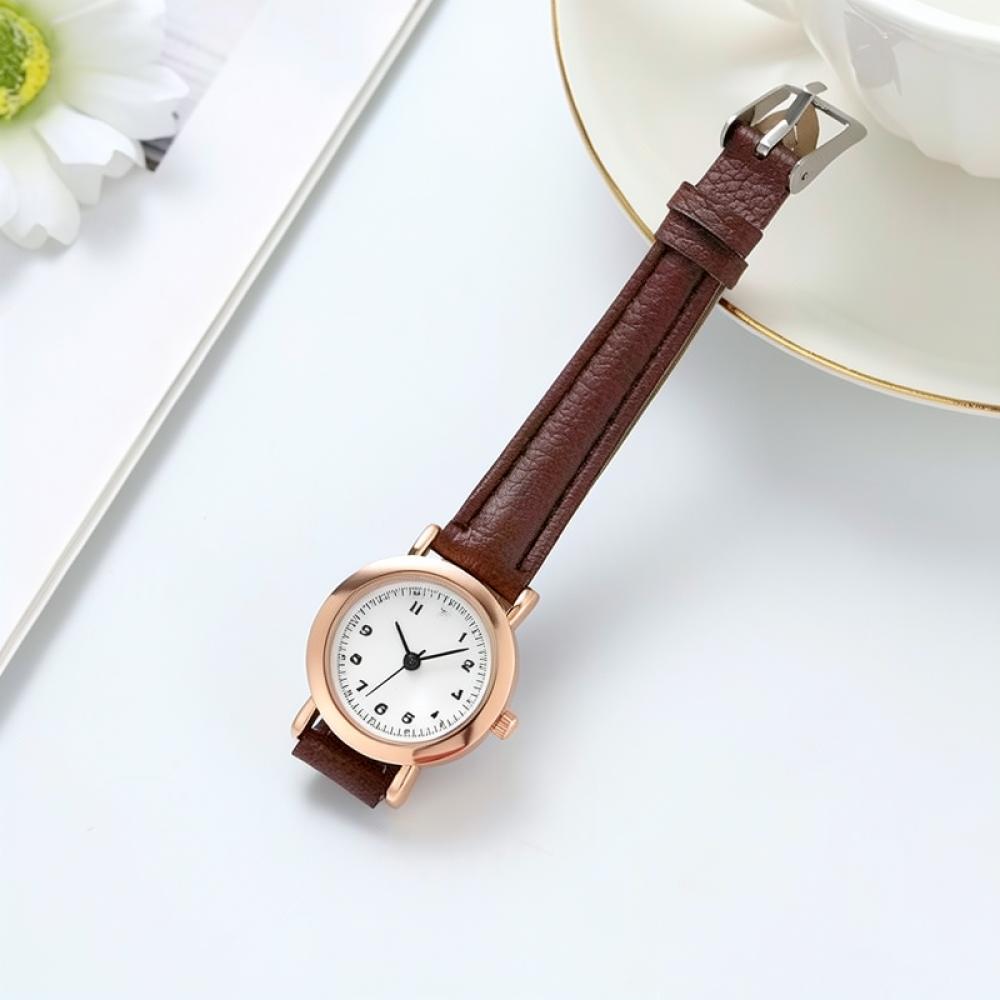 Modern Women Quartz Watch For ORUSS Simple Steel Band Waterproof Luminous Pointer Fashion Elegant Office Casual Wrist Clock