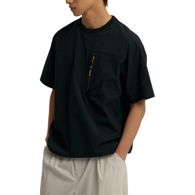 SALOMON Uni Blast Series Fashion Simple Loose Round Neck Short Sleeve T-Shirt Unisex Tops Black LC2813300