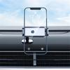 Automatic Clamp Car AC Vent Dash Mount 4.7"-7.2" Cell Phone Bracket Holder Black