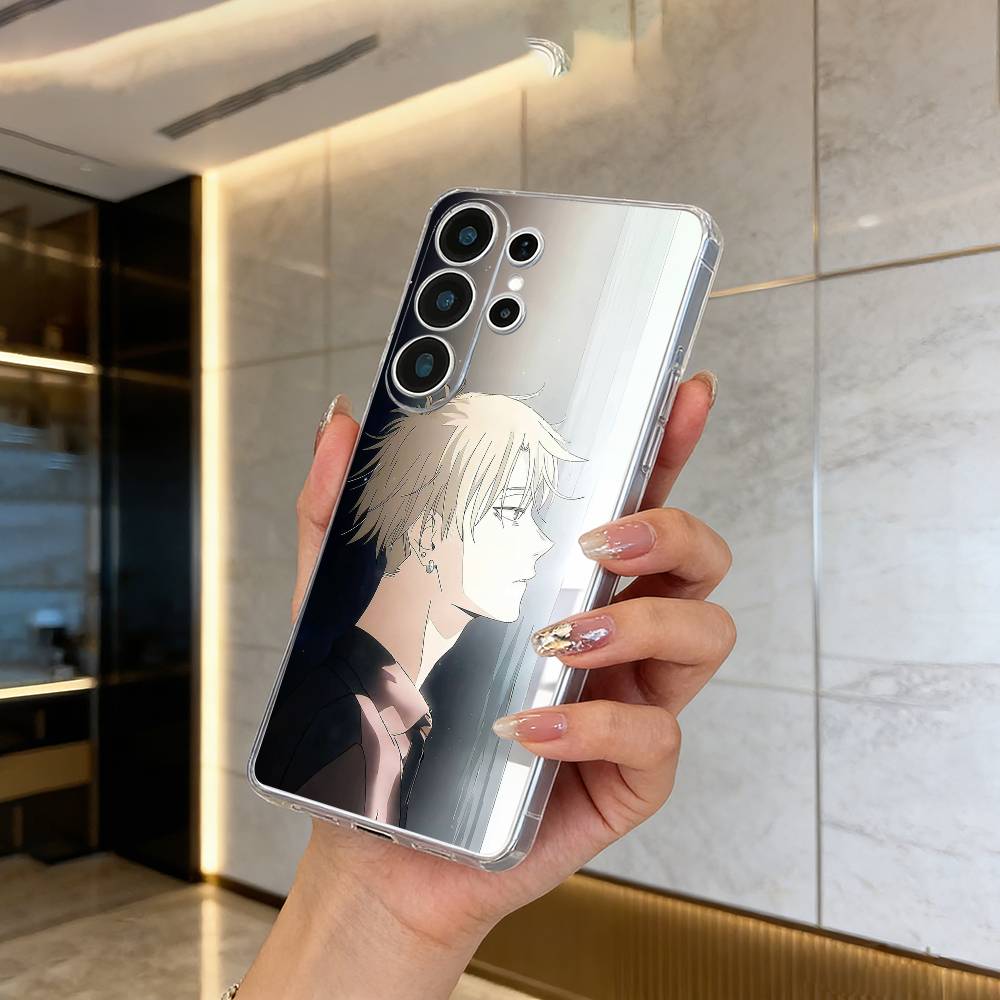 T-Tsumugi- Rintaro Phone Case For Samsung S25,S24,S21,S22,S23,S30,Ultra,S20,Plus,Fe,Lite Transparent Cover