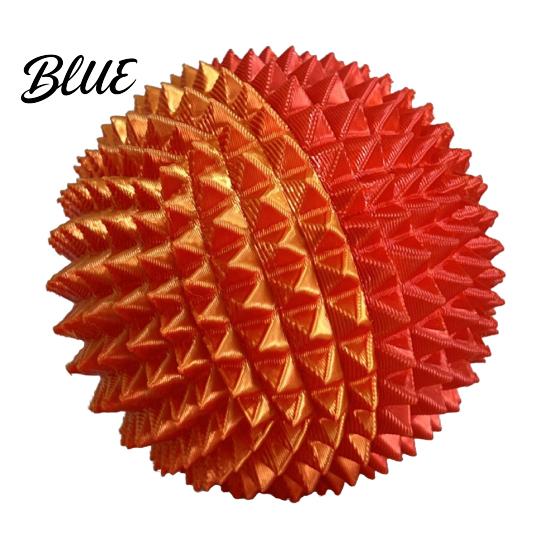Tactile Sensory Toy 3D Printed Spiky Massage Ball Stress Relief Spiked Massager Anxiety Fidget Roller Plantar Fasciitis Physical Therapy Hand Tools