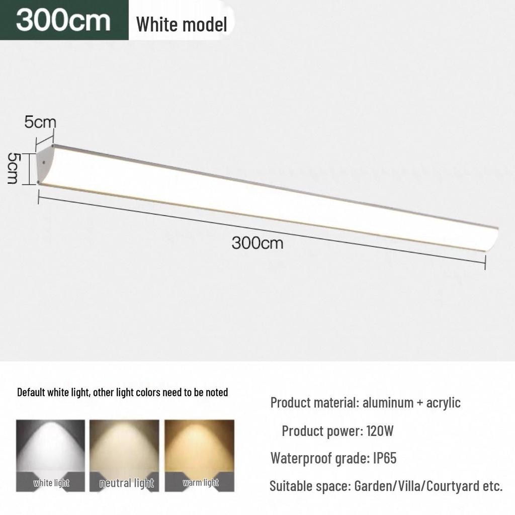 Waterproof LED Outdoor Wall Light for Balcony, Terrace, or Entrance 