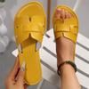 Fashion Plus Size Shoes for Women Summer Lightweight Slippers Women Flat Outdoor Beach Slippers Female Outdoor Sexy Sandals Slides Women