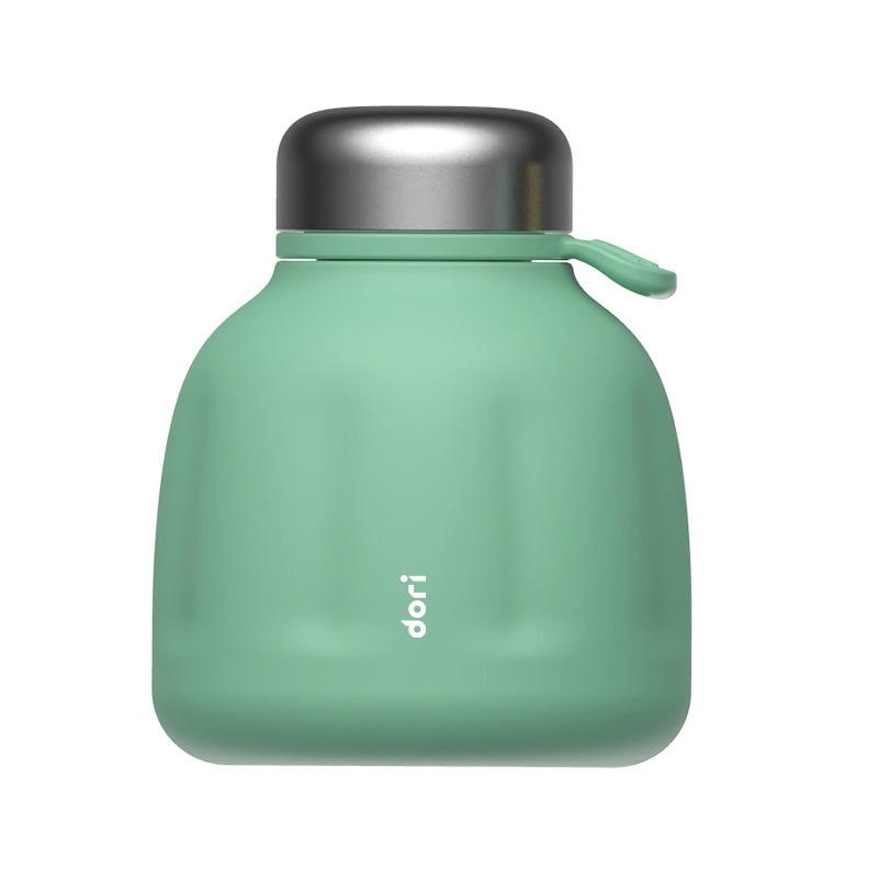 

250ml Shaped Pumpkin Stainless Steel Thermos Cup Handheld Insulation Portable Blue Green