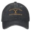 Yellowstones Dutton Ranch Baseball Cap Vintage Logo Outdoor Sport Y2k Hip Hop Dad Hats Women Men Fashion Sunshade Baseball Caps