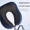 Men Women Adult Soft Travel Pillow U-shaped Travel Health Memory Sponge Cervical Aircraft Pillow Neck Pad