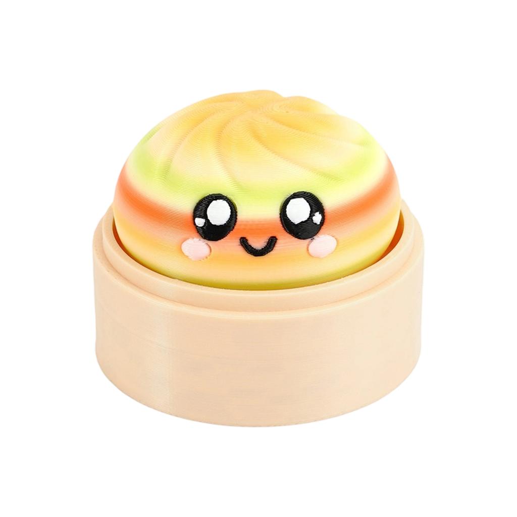 Pãozinho Macio Impresso em 3D Brinquedo para Alívio do Estresse Macio Aperta Brinquedo Sensorial Fidget para Ansiedade e Foco com Design de Rosto Fofo Material Durável