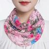 Summer Ice Silk Scarf Mask Neck Protector Fake Collar Printing Riding Protection Anti-ultraviolet Breathable Sunscreen