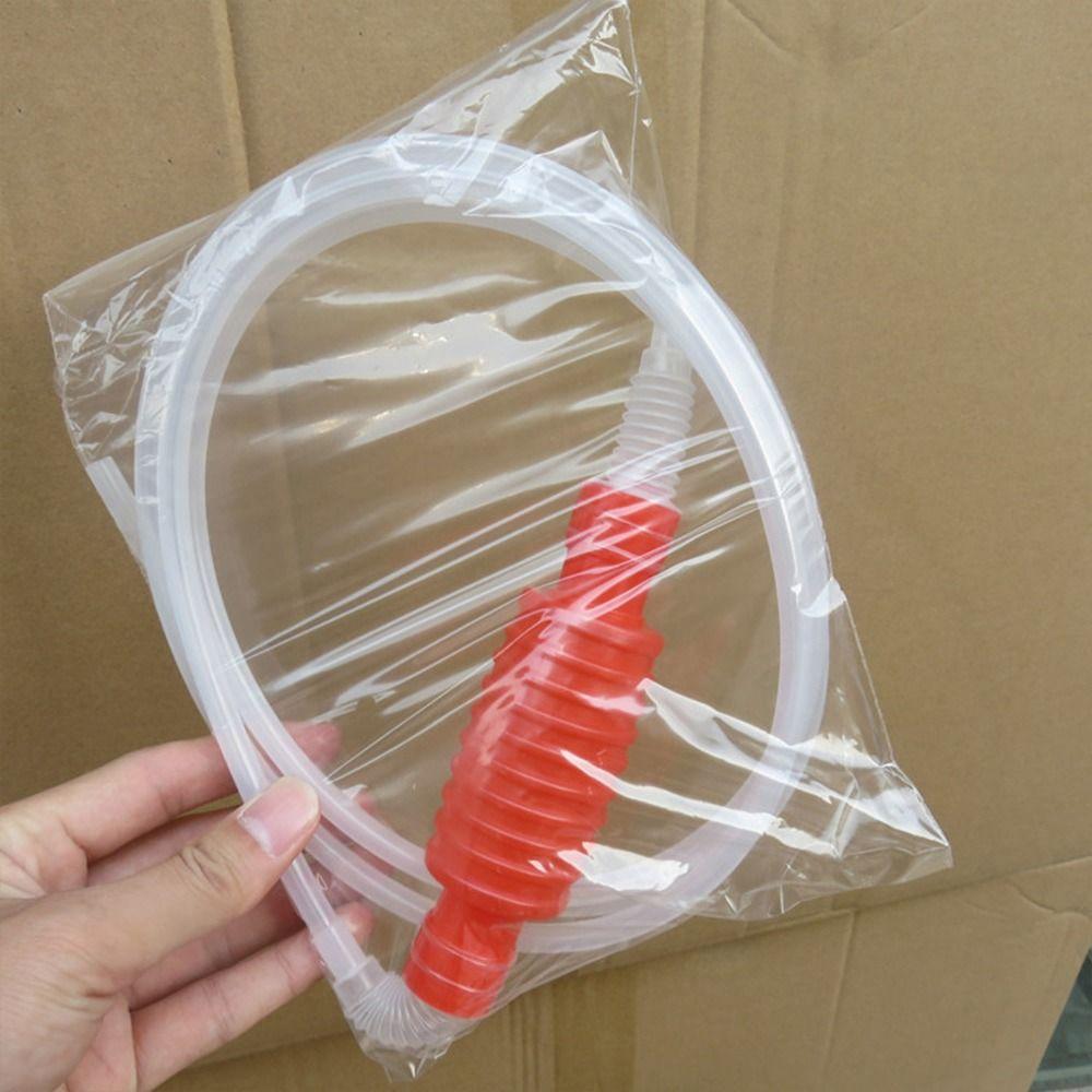 PVC Tube Fuel Tank Suction Pump 2 Meter Gas Siphon Hose Pump Manual Fuel Pump  Car Fuel Transfer