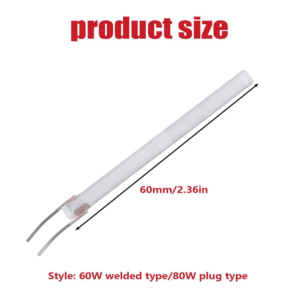 80W 60W Ceramic Internal Heating Element Adjustable Temperature Electric Soldering Iron Heater for Electricians