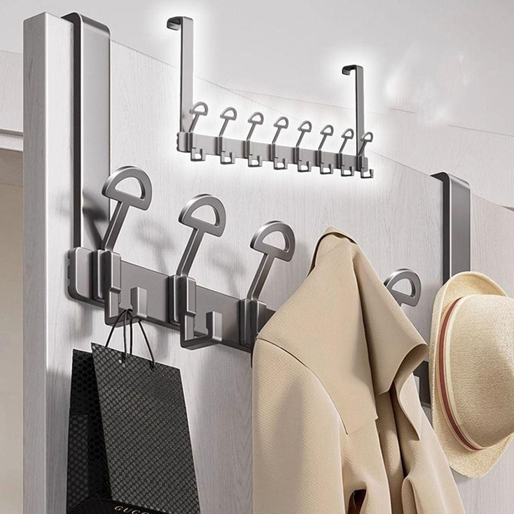 6/7 Hooks Over-the-Door Hooks Quick Installation Storage Hooks  Home Storage