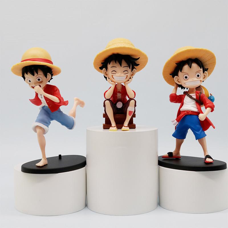 Adorable One Piece Luffy Figure Pvc Collectible Model Perfect For Anime Fans
