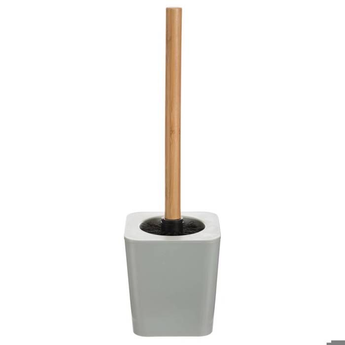 5five - brosse wc en bambou "naturéo" blanc