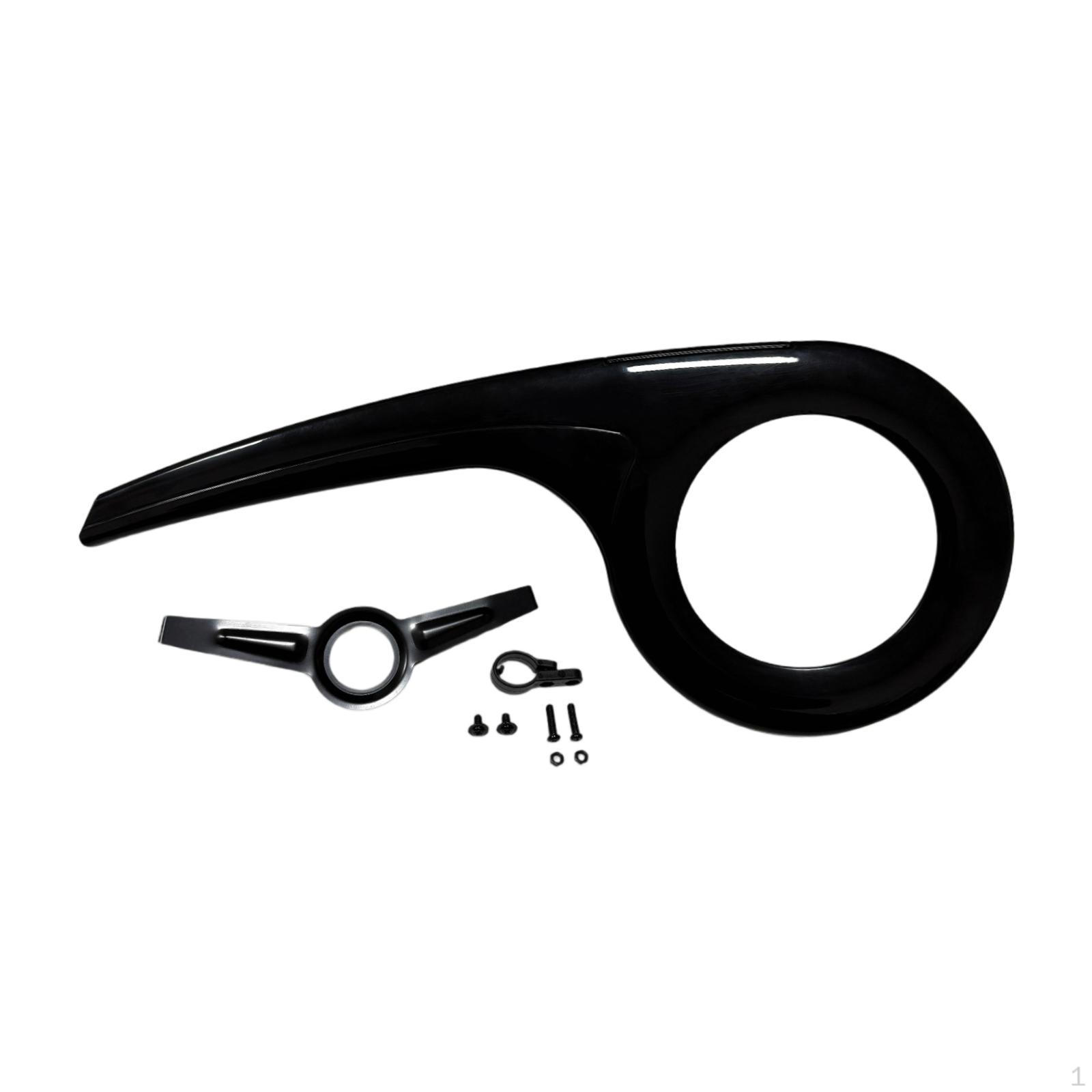 

Крышка цепи велосипеда 46T-52T Детали велосипеда Универсальные для велоспорта Езда на велосипеде Велоспорт Black Tail Fix