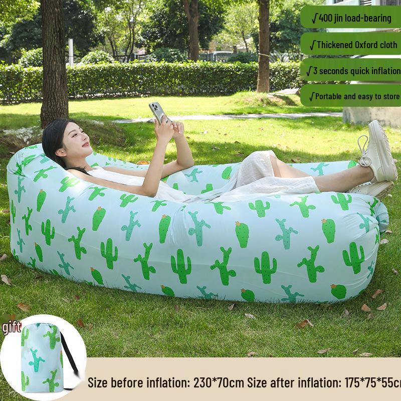Festival Inflatable Sofa & Roll-Up Table for Outdoor Picnics